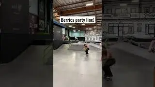 Party line at the Berrics with the homies! #skate #progression #skateboarding #theberrics