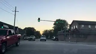 Relaxing drive Beecher, Illinois 4k
