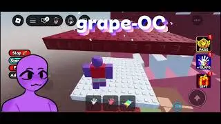 Grape oc is playing slap tower 4