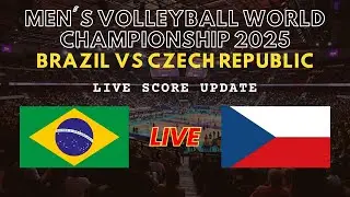 Brazil vs Czech Republic Live Scores | FIVB Volleyball Men's World Championship 2025 Round 2
