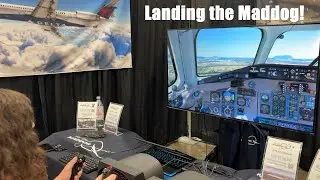 Landing the MD-80 at FSExpo 2025 Ft. Stefano! Leonardo FlyTheMaddogX V2