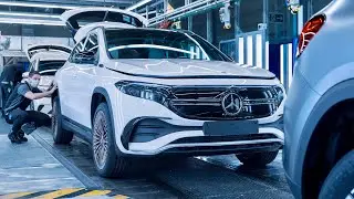 Nowy Mercedes EQA 2021 - ZAKŁAD PRODUKCYJNY (tak powstaje) nowoczesna FABRYKA