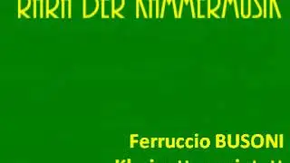 Ferruccio Busoni Klarinettenquintett