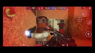 Death match Gameplay Kuboom 1st person shooter online gaming (Subscribe+like the channel)