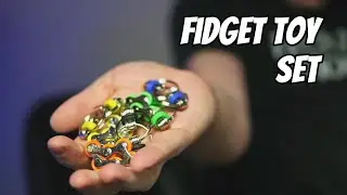 Roller Chain and Flippy Chain Stress Reducer - CHENGU 16 Pcs Fidget Toys Set