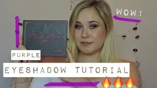 PURPLE SMOKEY EYE & VIOLET VOSS HASHTAG PALETTE REVIEW