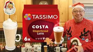 Making Tassimo Costa Coffee Christmas Gingerbread Latte ☕