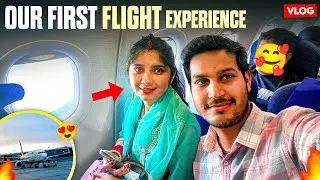 Finally! Rupali ka ye sapna bhi pura kardiya 😍 | Her first flight experience ✈️