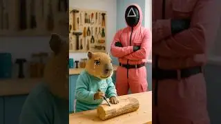 Fat Cat vs. Capybara &ndash; Squid Game Sculpture Showdown!
