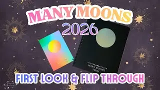 2026 Many Moons Lunar Planner Unboxing + Flip-Through | Astrology Planner Review