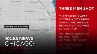 3 men shot on Chicago's West Side
