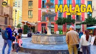Sunny Day in Malaga: 2026 City Stroll (4K Ultra HD)