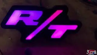 X-Lume R/T badge modified with LitePulse RGB+Chasing LED's