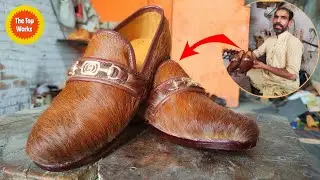 Handmade Pure leather shoes Made by skilled Craftsman  - The Top Works