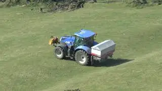 Fertilizer Spreading on undulating ground April 21