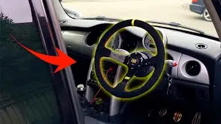 Mini Cooper R53 Omp Boss Kit And Steering Wheel Install