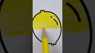 🎧 Relaxing Coloring ASMR | Lemon🍋 | Satisfying Color Pencil |no talking #asmr #shorts