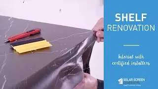 How to perfectly install an adhesive film on a corner?