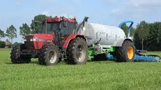 Voor de laatste keer bemesten met de prachtige Case IH Maxxum 5150 (2018)