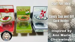 Идея для ярмарки рукоделия! Стаканчик для конфет и держатель для подарочных карт, вдохновлённый Э...