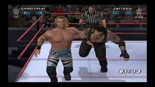 WWE Smackdown vs Raw 2006 - PS2 Gameplay - Undertaker vs Chris Jericho - First Blood Match
