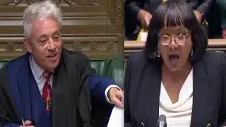 Speaker Bercow orders Diane Abbott to sit down as Labour MP forgets number of questions