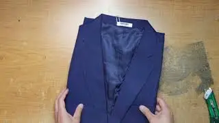 Raw Unboxing COOFANDY Men's Casual Formal Blazer Regular Fit Suit Jackets Dressy Sport Coat Navy Blu