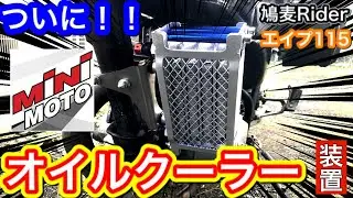 【2020年エイプ改造計画】ついにオイルクーラー装着。ここまで引っ張った挙句、準備グダグダ。オイルポンプ装着時の失敗談。【改造、カスタム】