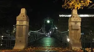 OPOLE w fotografii wieczorową porą po deszczu - 29.10.2020 r. Program MOVAVI