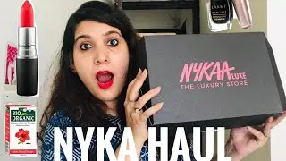 NYKA HAUL|Mac Ruby woo|Velvet Teddy|Lady danger|Panteen Advance hairfall|Mac Strobe cream