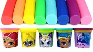 Learn Colors with Shimmer and Shine Play-doh Toys, for Nahal, Nazboo, Parisa, and Roya