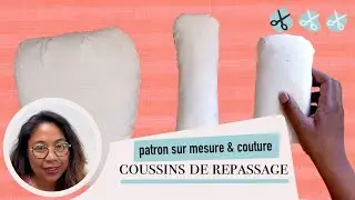 Diy coussin de repassage - dessiner un patron sur mesure et coudre