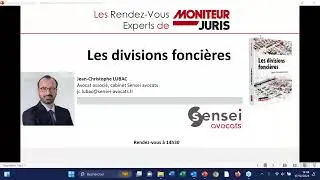 Rendez-Vous Experts Moniteur Juris : Les divisions fonci&egrave;res