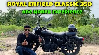Classic 350 Stealth Black 2025 - After 1 Month User Experience | Classic 350 Honest Ownership Review