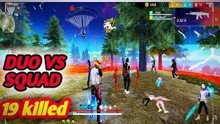 Duo Vs Squad ! 19 Booyah  🤯🔥 ! Free fire max 2026 