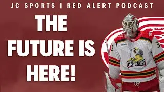 Sebastian Cossa is up for the Red Wings, and can earn a spot