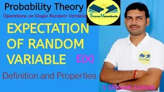 Expectation Of Single Random Variable@VATAMBEDUSRAVANKUMAR