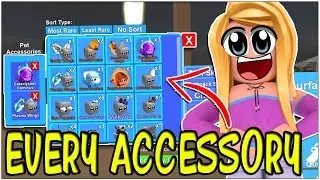 EVERY PET ACCESSORY IN ROBLOX MINING SIMULATOR!