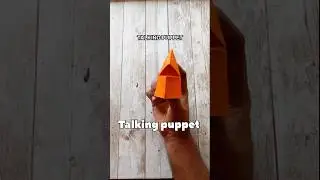 TALKING PUPPETS FUNNY ORIGAMI|HOW TO MAKE A EASY PUPPETS PAPERCRAFT FOLDING|TUTORIAL|ART