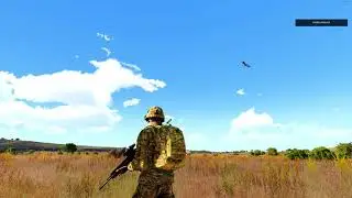 Arma 3 JSRS A-10 fly over and 155mm Howitzer sound test
