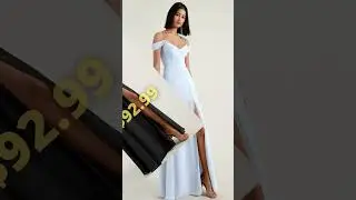 Evening Dress A Line Bateau Neck | #Shorts #youtubeshorts