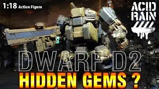 Acid Rain DWARF D2 FAV-A79 1/18 Action figure review & unboxing Omanga mecha robot design Hong Kong