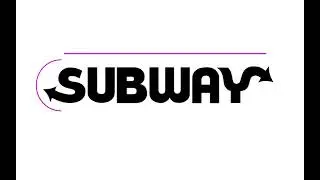 How to draw a Classic Subway logo