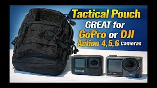 LIVANS  Tactical  Pouch  GREAT for GoPro or DJI Action 4, 5, 6 Cameras