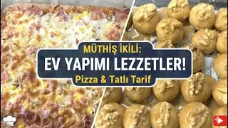 Evde Pizza & Tatlı Keyfi | Pratik, Lezzetli ve Mutluluk Dolu 🍕🍰