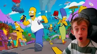 Lewis Watson Reacts To Fortnite Simpsons News Page