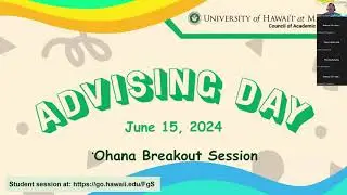 Advising Day 2024-'Ohana Session