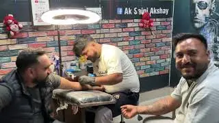 Tattoo arm band 😄🤗 India best tattoo artist 🧑&zwj;🎨 #tattoo #armb&aring;nd #indiabesttattoo #punjab 