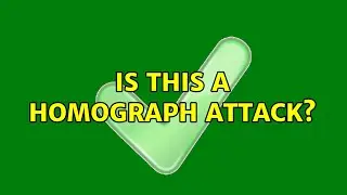 Is this a homograph attack?