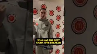 We asked this year&rsquo;s @mcdaag class &mdash; &ldquo;Who has the best signature sneaker?&rdquo; 🍟🏀 What&rsquo;s your answer?